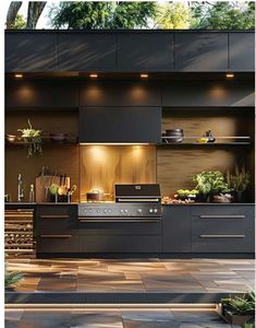 Conjunto de <span class=keywords><strong>Cocina</strong></span> Exterior de Acero Inoxidable para Todo Clima con Gabinetes Mate, Parrilla de Gas Integrada y Fregadero para una Vida Moderna en el Patio - Product Image 5