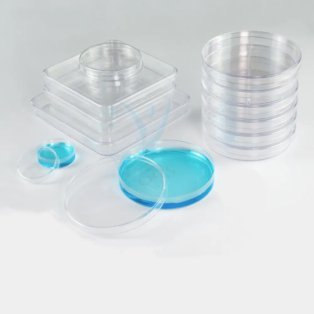 Vegas professional supplier petri dish 90mm Medical Lab petri dish sterile Disposable Bacteria Culture petri dish 90mm