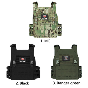 Gilet tactique ajustable porte-plaques en polyester 1000D MOLLE pour entraînement extérieur - Product Image 5