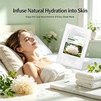 Masque facial hydratant et éclaircissant JMFREE en gros, OEM, à base d'argent, personnalisé, à la fermentation microbienne naturelle