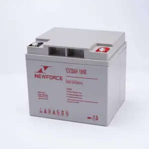 Newforce太陽エネルギー電池12v 38ah 40ah UPS用10時間ゲル鉛蓄電池