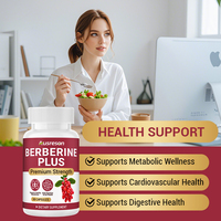 Capsules d'extrait de berbérine VitaSpring, compléments alimentaires à base de plantes pour le métabolisme, 1000 mg, 500 mg, berbérine HCl naturelle, chlorhydrate de berbérine en capsules