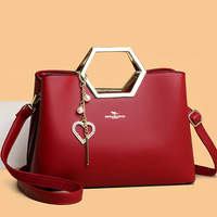 Sac à bandoulière élégant et tendance, nouveau sac à main simple texturé pour femme, collection automne