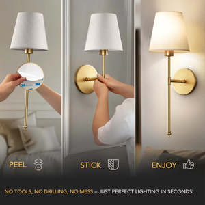 Salon luxe décor <span class=keywords><strong>à</strong></span> la maison sans fil <span class=keywords><strong>à</strong></span> piles couloir couloir intérieur <span class=keywords><strong>Luminaire</strong></span> applique murale ampoule Rechargeable lampe <span class=keywords><strong>à</strong></span> LED - Product Image 2