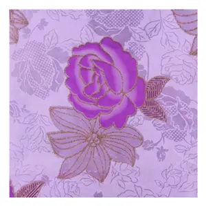 Самая модная фиолетовая пигментная печатная ткань золотая ткань высокого качества сырье матрасная ткань