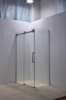 Cabine de douche coulissante sans cadre en acier inoxydable rectangulaire, best-seller en Europe