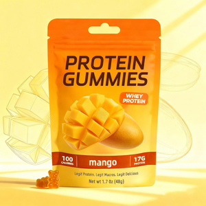Gomitas de Proteína de Suero de Leche OLLI Marca Privada, Halal, Orgánicas, Naturales, Impulso de Energía Deportiva, Suplementos Pre-Entrenamiento, Proteína Vegana - Product Image 3