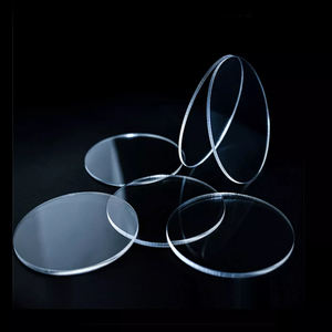 Découpe laser sur mesure Disques en verre de 3mm d'épaisseur et plaque mince découpés à la taille Services de fabrication - Product Image 1