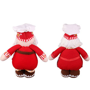 Zaves 12 pouces rouge blanc Chef père noël <span class=keywords><strong>mamie</strong></span> décorations de noël cuisine artisanat à la mode nouvel an 2025 usine - Product Image 5