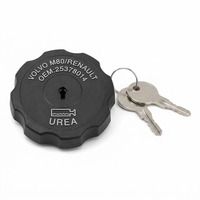 Bouchon de réservoir d'urée noir verrouillable pour Volvo Renault AdBlue, fermeture OEM 25378014, système d'additif carburant pour camion