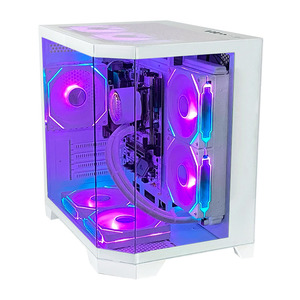 Pcooling Nhà Máy Chất Lượng Cao Giá Tốt Nhất M-ATX Với USB 2.0/3.0 PC Trường Hợp Máy Tính Tempered Glass Side Cửa Sổ Chơi Game Trường Hợp - Product Image 1