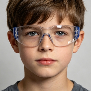 Gafas de Seguridad WELTA con Certificación CE EN1631, Logotipo Personalizado, para Niños, con Lentes Antivaho y Antirrayaduras, Diseño sin Marco, Protección UV - Product Image 5