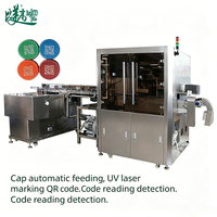 Code QR sur bouchon de bouteille pour machine de marquage laser, marqueur en ligne haute vitesse pour les lignes de production de boissons, produits laitiers, jus et cosmétiques