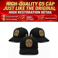 Gorras Chucky Originales de 5 Paneles con Envío Rápido y Bajo MOQ, Fabricante de Gorras Deportivas de Gamuza Barbas con Gorras Personalizadas Rude Awakening