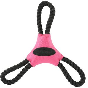 Juguete Volador Resistente para Perros, de Cuerda de Algodón, con Diseño de Rompecabezas, para Entrenamiento Canino, Disco Triangular Oxford, con Sonido, Bonito - Product Image 2