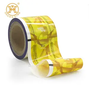 Custom Kleurrijke Gedrukt Pearlized Ijs Popsicle Verpakking Food Grade Plastic Film Roll