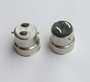 Douille de lampe E27 chromée à vis, pièce de rechange alimentée en courant alternatif pour usage en entrepôt - Product Image 1