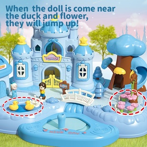 Juego de Imitación Magnético de Bambú, Castillo de Jardín de Ensueño para Niños, Princesa para Juguete de Simulación de Modelo - Product Image 4