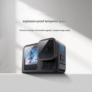 Protector de Pantalla de Vidrio Templado 9H Superclaro para Cámara de Acción GoPro <span class=keywords><strong>Hero</strong></span> 13 Black, para Pantallas Grandes y Pequeñas - Product Image 3