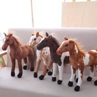 Mignonne Grande Simulation Cheval de Sudation Poupée en Peluche Poupée Cadeau d'Anniversaire Fille