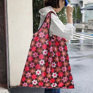 <b>Large</b> Heavy Duty Collapsible Shopping Bag Custom <b>Printed</b> Washable Sublimation <b>Printed</b> Folding Bag - Product Image 5