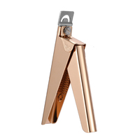 WELLFLYER NTCU-026 S4 Nail Art Clipper Ruban Titane Français tranchant En Forme De U Cisaillement En Acier Inoxydable Couteau À Ongles Nail Armure Outil