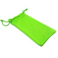 Haute Qualité Multi Couleurs Doux Microfibre Étui À Lunettes Pochettes Cordon Cheveux Ciseaux Sacs