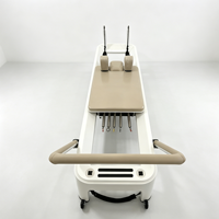 Reformer de Pilates professionnel pour studio commercial, avec structure en aluminium, pour entraînement de Pilates, équipement de fitness pour salle de sport