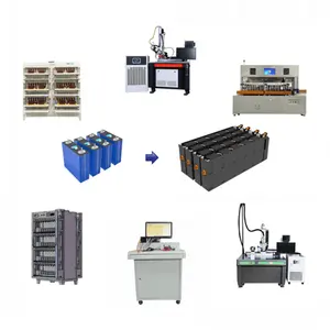 TMAX Brand Prismatic Cell Battery Pack Semi Automatic Assembly Production Line Machine