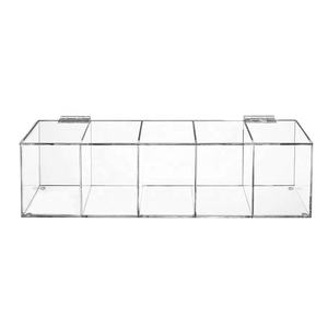 Dispensador de bolsitas de té acrílico transparente con estante de exhibición de 5 ranuras - Product Image 1