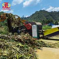 Machines à hacher les déchets verts de grande capacité, hacheuse d'herbe à éléphant, hacheuse de maïs pour ensilage