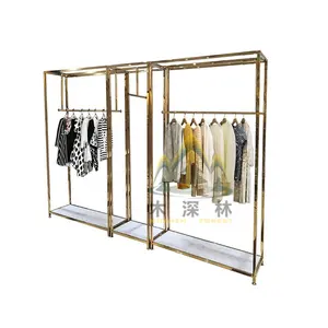 Hochwertige Kleider ständer stilvolle Design Metall Kleider ständer kommerzielle Möbel perfekt für Kleidung Display und Verkauf