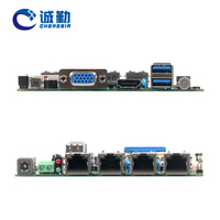 Motherboard industri Intel 8th Gen J4125 N4100 Nano Itx Motherboard 4*2.5G Lan 1 * DDR4 RS232 1 * HD 1 * VGA X86 Firewall