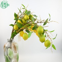 92cm Langer Künstlicher Zitronenbaum mit Früchten, Kunstpflanze für Heim-Garten-Dekoration, Fotografie-Requisiten, Küchen-Display