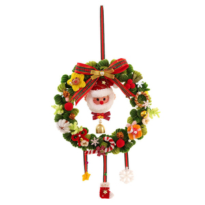 Ornement de porte de Noël fait main pour cadeau de fêtes, décoration de scène, décoration de Noël, barre torsadée unique - Product Image 4