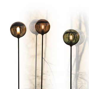 Chemin extérieur ou clôture imperméable coloré boule de verre ballon à bulles G4 led lumière pour jardin mur porche décoratif - Product Image 2