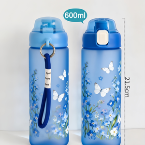 Bouteille d'eau de sport saine de 600 ml en matériau de qualité alimentaire avec logo personnalisé, style minimaliste pour l'eau bouillante, à boire directement - Product Image 2