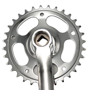 マウンテンバイククランクアームセット 165MM 32T クランク交換用 アウトドアライディング スクエアテーパー 折りたたみ自転車クランクセット - Product Image 5