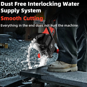 Máquina cortadora de bloques de piedra para pared de alta potencia, máquina de sierra de anillo de corte de pared de mano, sierra <span class=keywords><strong>Circular</strong></span> de hormigón - Product Image 4