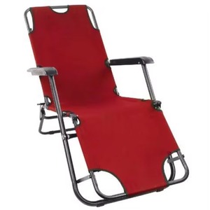 Silla plegable portátil tipo tumbona para jardín, playa, camping, patio, bistro, con protección solar (muestra gratuita) - Product Image 5
