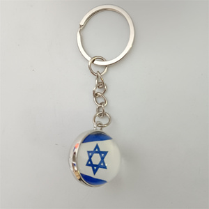 Venta al por mayor estrella de <span class=keywords><strong>David</strong></span> colgante escudo hexagrama colgantes PVC llaveros religiosos - Product Image 6