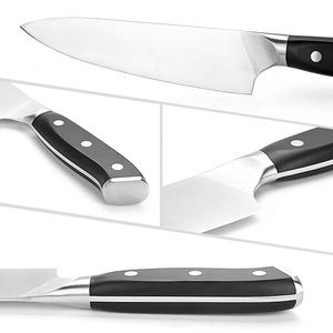 Hatchen Mayoristas Japonés Naif Gourmet Traditions Juego de cuchillos de cocina de acero inoxidable con soporte - Product Image 4