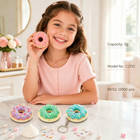 ISMAN - Set de Bálsamos Labiales Compactos en Forma de Donut, Panda, Unicornio, Corazón y Estrella, Color Rosa y Azul, Envases Kawaii de Plástico para Cosméticos, Venta al Por Mayor