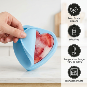 Petit moule à glace avec couvercle pour enfants, pour des friandises créatives faciles à démouler, résistant aux hautes températures, moule à glaçons <span class=keywords><strong>et</strong></span> bâtonnets de glace - Product Image 4