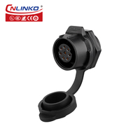 Connecteur de câble de soudage CNLINKO LP16 8 broches, connecteur mâle/femelle en plastique M16 pour câbles d'aviation, pour équipement de signalisation de moniteur