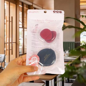 Éponge de maquillage ShangMeiEr, éponge ronde naturelle, utilisation humide ou sèche, houppette douce, gadget de beauté - Product Image 3
