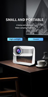 Mini Proyector LED Inteligente Android 12.0 T269pro HD 720P con Corrección Automática, Cine en Casa, 450 Lúmenes, WiFi6, 8GB de Almacenamiento