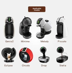 Capsules rechargeables, dosettes de café réutilisables, filtres compatibles avec les machines à café <span class=keywords><strong>Dolce</strong></span> <span class=keywords><strong>Gusto</strong></span> - Product Image 2
