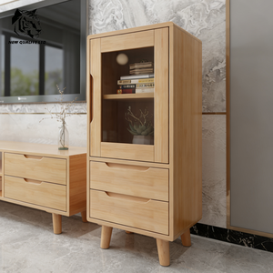 Mueble aparador de madera de diseño moderno, suministro de fábrica, bajo costo, personalizable, gran stock listo para enviar, mueble para el hogar. - Product Image 3