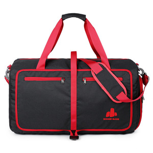 Bolsa de Viaje Plegable Estilo Europeo Americano, Bolso de Mano Versátil, Deportivo, Casual, Minimalista, para Fitness - Product Image 1